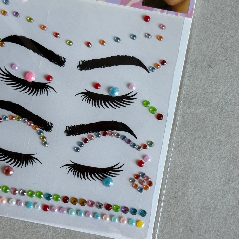 Tarte Festival Szn Jewels Rainbow Gems Face & Body Stickers - Picture 3 of 4